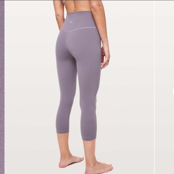 🍋Lululemon Align Crop Graphite Purple💜 - Picture 2 of 5